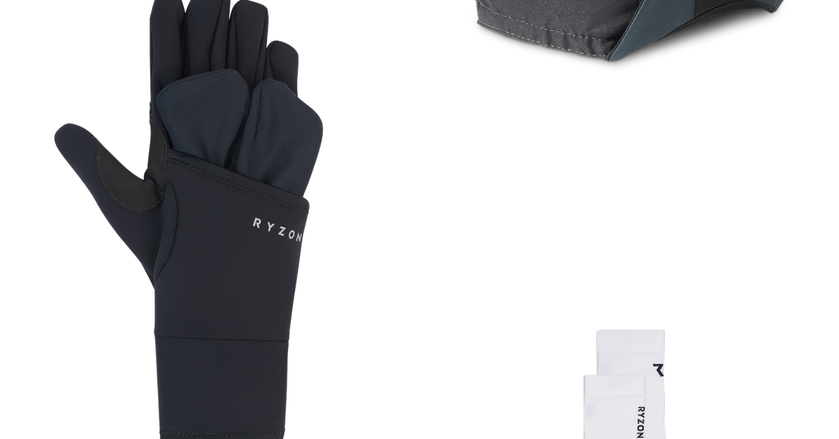 nike shield phenom handschuhe Ryzon Cycling Accessories Bundle SM: winter-layer Lightweight yet durable Farbe:Chamäleon (Bitte Nummer beachten) Full Gear (2019) -