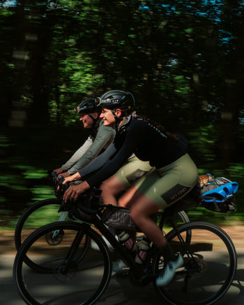Lookbook Off Grid Cycling Cargo Bib Shorts Women 7