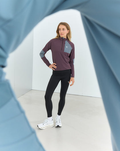 Lookbook Phantom Running Thermal Quarter Zip Women 56