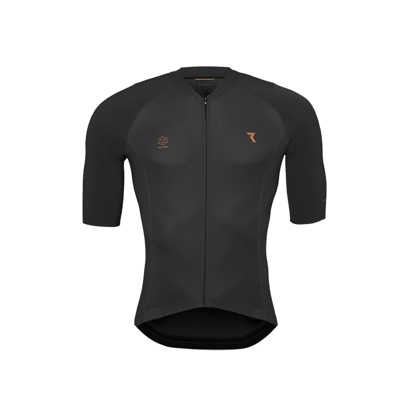 Black cycling shirt on sale