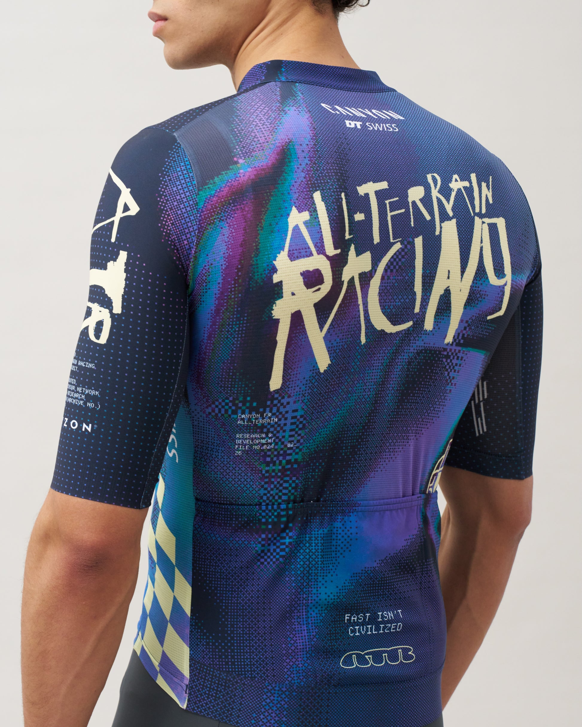 rennrad trikot herren canyon Canyon x DT Swiss All-Terrain Racing Cycling Jersey Men