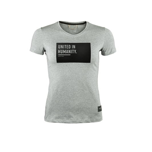 Recharged Escape Organic Tee United in Humanity Women V-Neck